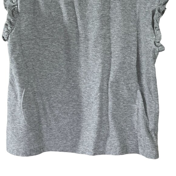 Gymboree Girls Kindness Matters Ruffle Sleeve Tee Gray Size L 10-12 - Picture 8 of 10